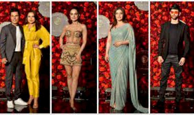 Hrithik Roshan, Ameesha Patel steal attention at Anand Pandit's bash; newlyweds Randeep Hooda and Lin also attend