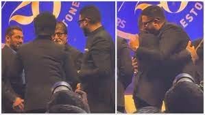Salman Khan and Abhishek Bachchan greet each other with a hug at Anand Pandit's birthday bash. Watch